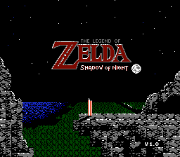 The Legend Of Zelda II:  Shadow Of Night (Hack) — Title screen